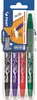 Pilot FriXion Ball, Clip, Nachfüllbar, Schwarz, Blau, Grün, Produktbild-Vorschau 1