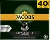 A product box for Jacobs Espresso 12 Ristretto coffee capsules. Produktbild-Vorschau