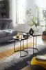 FineBuy Tavolino di design rotondo Ø 50/42 cm - 2 pezzi Anteprima dell’immagine prodotto 2