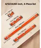 SucceBuy 4-teiliges Wasserwaagen-Set, 12/30/60/100 cm Produktbild-Vorschau 2