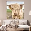 MuchoWow® Wandteppich Wandbehang Schottische Hochlandrind - Produktbild-Vorschau 5