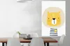 MuchoWow® Poster Löwe - Tiere - Illustration - Herz - Produktbild-Vorschau 2