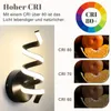 ZMH applique da interno LED nero lampada da parete scala Anteprima dell’immagine prodotto 2