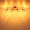 Deckenleuchte OLIN, 4-Flammig, Braun, Spots, L 80 cm, Produktbild-Vorschau 6