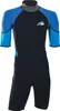 F2 Herren Neopren Anzug Rebel - Shorty 3/2 mm   L Blau Produktbild-Vorschau 1