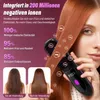 Glättbürste, 2 in 1 Haarglätter Bürste kabellose, mit LED Produktbild-Vorschau 2