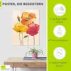 ARTland Poster Bunte Mohnblumen I Größe: 60x80 cm Produktbild-Vorschau 2