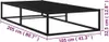 VidaXL 324786, Czarny, 2,05 m, 105 cm, 32,5 cm, 1000 x 2000 Podgląd zdjęcia produktu 6
