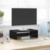 vidaXL Monitorstandaard, zwart eikenhout, 42x24x13 cm, Productafbeelding-voorbeeld 2
