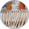 Wursthüllen aus Schafsdärmen, 26/28, 15m, für Kabanossi, Produktbild-Vorschau 5