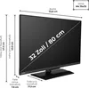 Toshiba 32LV3E63DA, 81,3 cm (32"), 1920 x 1080 Pixel, LED, Produktbild-Vorschau 3