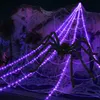 Światła pajęczej sieci do dekoracji Halloween na zewnątrz - Podgląd zdjęcia produktu 5
