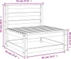 vidaXL Záhradná pohovka bez podrúčok biela 70x70x67 cm z Náhľad obrázku produktu 8