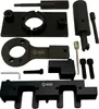 A set of black metal automotive tools laid out on a white background. Náhled obrázku produktu