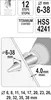 Diagrams and text illustrating the features and specifications of a step drill bit. Anteprima dell’immagine prodotto