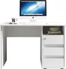 Schreibtisch - Weiß - 110 x 65 cm - 1 Ablagefach - 3 Produktbild-Vorschau 2