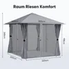 Sekey Gazebo 300 x 300 cm Pavillon Gartenzelt mit 4 Produktbild-Vorschau 2