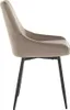 Satz von 6 Stühlen MASURIE - Velours - Farbe taupe Produktbild-Vorschau 5