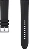 Two black watch bands are shown against a white background. Produktbild-Vorschau
