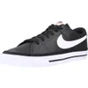 A black Nike Court Legacy NN shoe with a white Nike swoosh logo is shown against a white background. Produktbild-Vorschau