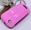 Auto Schlüssel Hülle Silikon Schutz Cover Rosa kompatibel Produktbild-Vorschau 1