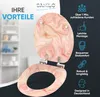 SANILO® WC sedátko s mechanismem soft-close mramorově Náhled obrázku produktu 2