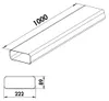 Naber F-VRO 1000 System 150 Flachkanalrohr, weiß  - Produktbild-Vorschau 10