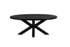Zita Home Table de salle à manger, ovale, 260 cm, bois de Voir les images du produit 3