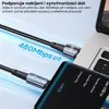 AdroitGoods Kabel USB-C - 200 cm - Rychlá nabíječka - Náhled obrázku produktu 2
