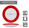 6er Set Variant Rot Kuchenteller bunte Frühstücks-Teller Produktbild-Vorschau 5