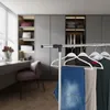 Relaxdays Kleiderbügel, 10er Set, Weizenstroh, Kunststoff, Produktbild-Vorschau 2