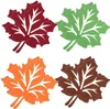 8 Stück Tischsets mit Ahornblättern im Herbst-Stil, Produktbild-Vorschau 1