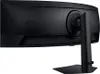 The back of a black computer monitor stand and base. Anteprima dell’immagine prodotto