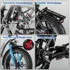 HITWAY BK6SPRO E Bike,Elektrofahrrad Faltbares,All-Terrain Produktbild-Vorschau 8