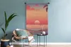MuchoWow® Wandteppich Wandbehang Strand - Retro - Meer Produktbild-Vorschau 5