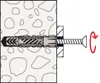 Fischer Universaldübel UX 8x50 R + Ösenhaken Produktbild-Vorschau 5