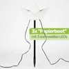 3er LED Solar Gartenstecker 'Papierboot' Produktbild-Vorschau 5