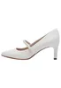 Tamaris Damen Pumps Leder Riemchenpumps Perlenbesatz Produktbild-Vorschau 2