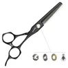 Professionele kappersschaar, 6 inch, zwart, roestvrij Productafbeelding-voorbeeld 1