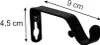 LOFT 280 cm 1-läufige Gardinenstange Schwarz 19 mm aus Produktbild-Vorschau 2