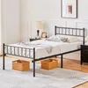 Yaheetech Metallbett Einzelbett/Doppelbett, Produktbild-Vorschau 1
