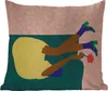 MuchoWow® Outdoor Kissen - Frau - Blumen - Retro - 45x45 cm Produktbild-Vorschau 1