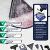 A cleaning device with its accessories and product specifications. Produktbild-Vorschau