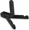 A black, foldable stand for a phone or tablet is shown against a white background. Náhľad obrázku produktu
