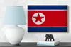 Holzschild Flagge Nordkorea 18x12 cm North Korea Vintage Produktbild-Vorschau 5