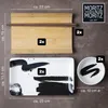 Moritz & Moritz Sushi Set 10tlg Pinselstriche Schwarz Produktbild-Vorschau 7