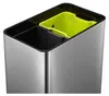 EKO - Abfalleimer Touch Pro 20+20 Liter - Stainless steel Produktbild-Vorschau 5
