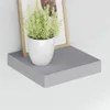 vidaXL Schweberegale 4 Stk. Grau 23x23,5x3,8 cm MDF Produktbild-Vorschau 4