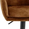 Barhocker OTTAWA BAR Barstuhl mit Armlehnen Velour Optik Produktbild-Vorschau 7