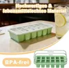 2 Stück 6 Löcher Silikon Gefrierform mit Deckel, BPA-frei Produktbild-Vorschau 5